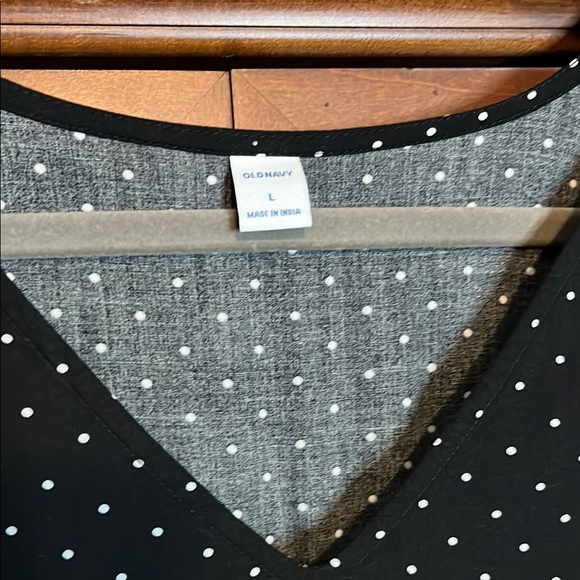 Old Navy Black & White Polka Dot Dress - Picture 2 of 7
